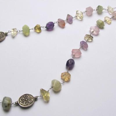Schmuckkette Multi Steine