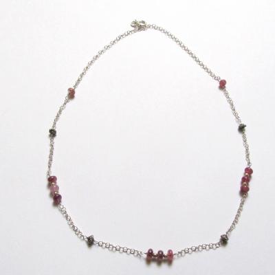 Schmuckkette rosa Saphir:
