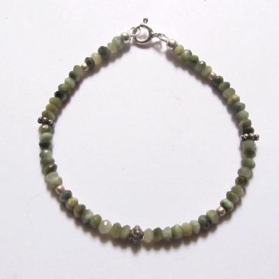 Bracelet Katzenauge, Silber