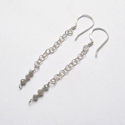 Boucles d'oreilles diamant