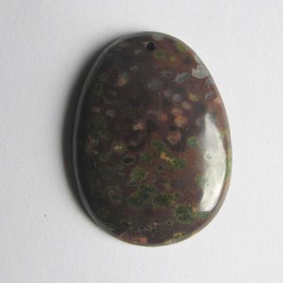 Pendentif jaspe plumite
