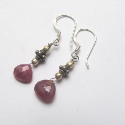Boucles d'oreilles saphir