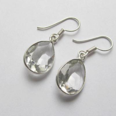 Boucles d'oreilles cristal de roche