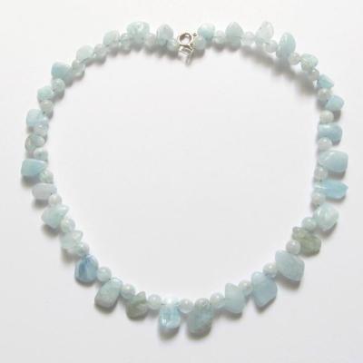 Schmuckkette Aquamarin