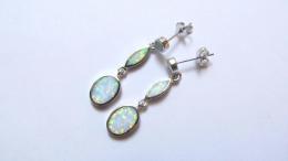 Boucles d'oreilles opale