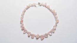 Collier quartz rose