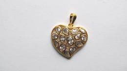 Pendentif coeur topaze