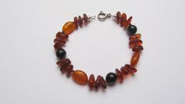 Bracelet ambre, gagate