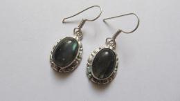 Boucles d'oreilles labradorite