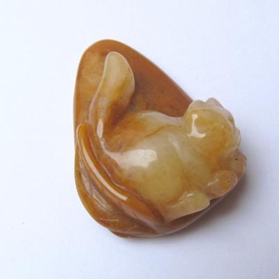 Pendentif chat agate