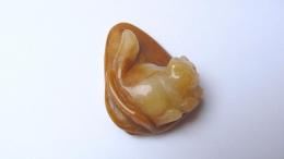 Pendentif chat agate