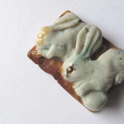 Anhänger Hase, Jaspis