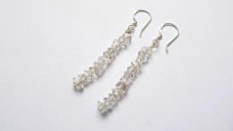 Boucles d'oreilles herkimer diamant