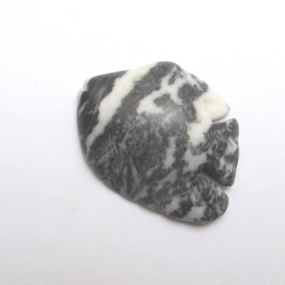 Anhänger Fisch, Zebra Jaspis