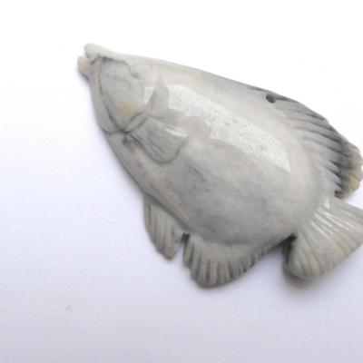 Anhänger Fisch, Jaspis