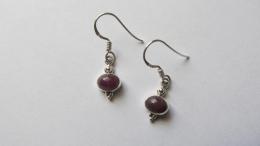 Boucles d'oreilles rubis