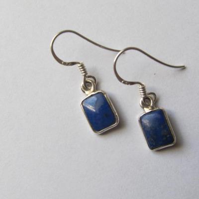 Boucles d'oreilles lapislazuli