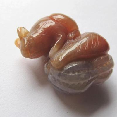 Pendentif écureuil agate