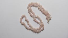 Collier quartz rose