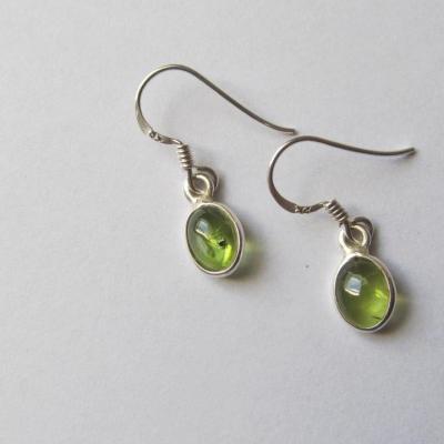 Boucles d'oreilles olivine