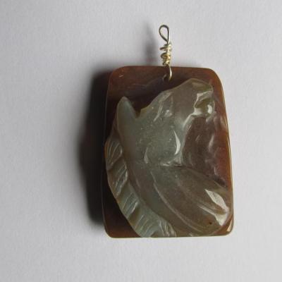 Pendentif cheval agate