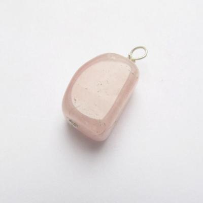 Pendentif quartz rose
