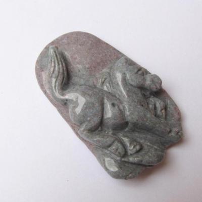 Pendentif cheval agate