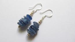 Boucles d'oreilles kyanite