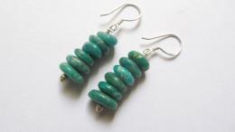 Boucles d'oreilles amazonite