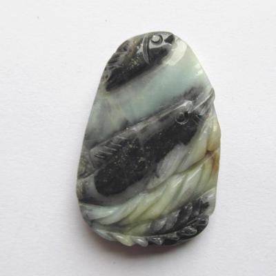 Anhänger Fisch, Amazonit