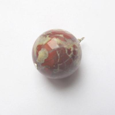 Pendentif jaspe rouge