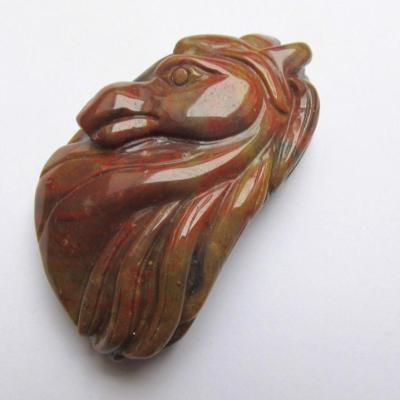 Pendentif cheval jaspe