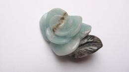 Pendentif fleur amazonite