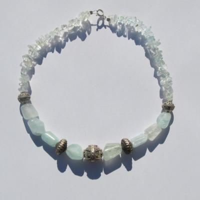 Schmuckkette Aquamarin, Topaz