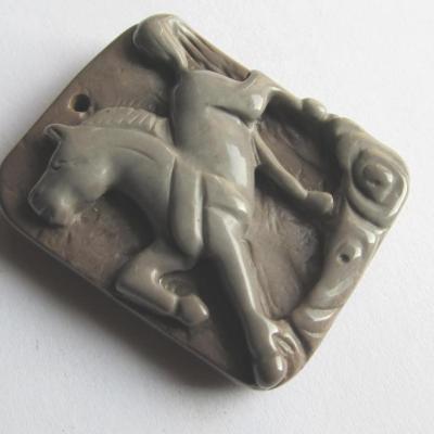 Pendentif cheval jaspe succor creek