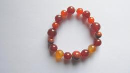 Bracelet agate, jaspe rouge