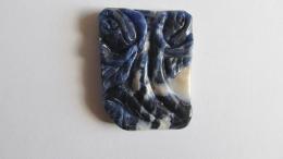 Pendentif fleur sodalite