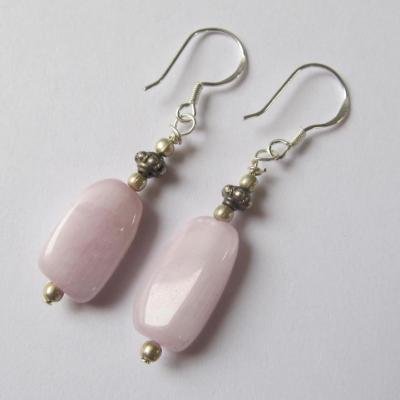 Boucles d'oreilles kunzite