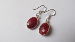 Boucles d'oreilles rubis