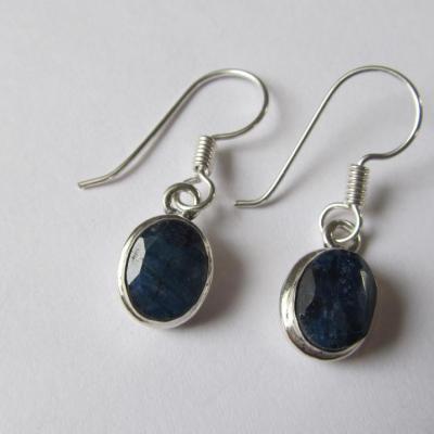 Boucles d'oreilles saphir