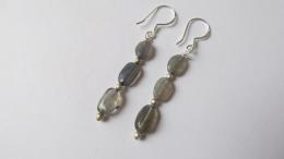 Boucles d'oreilles labradorite