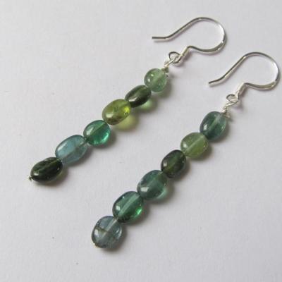 Boucles d'oreilles tourmaline