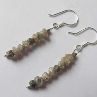 Boucles d'oreilles diamant