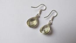 Boucles d'oreilles citrine