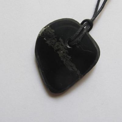Shungite pendentif baroque