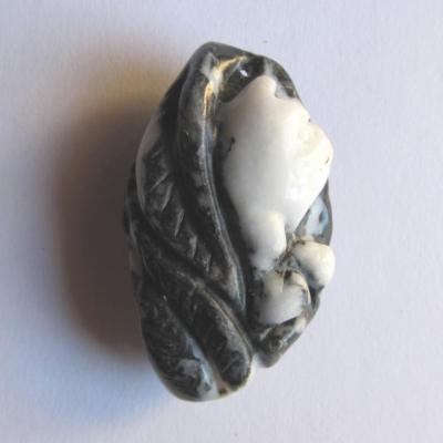 Pendentif chat jaspe zèbre