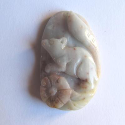 Pendentif écureuil amazonite