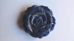 Pendentif fleur sodalite