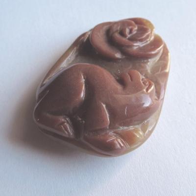 Pendentif chat agate