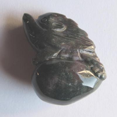 Pendentif hérisson agate